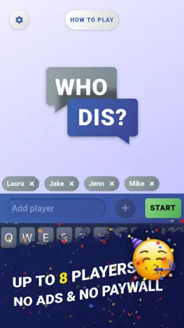 Game screenshot Who Dis? - Party Text Feud! mod apk