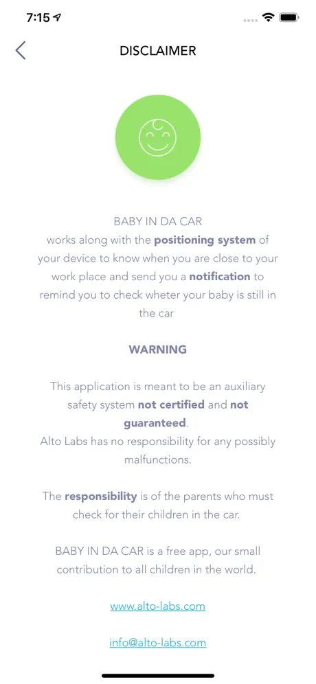 Baby in da car