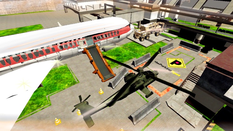 Helicopter Airport Parking