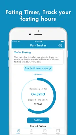 Game screenshot Fasting Tracker - Fast Diet hack