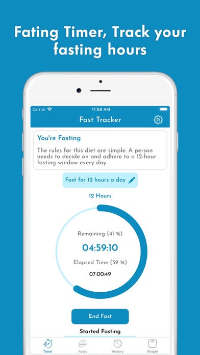 Screenshot #3 pour Fasting Tracker - Fast Diet