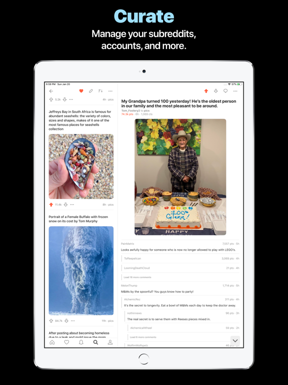 Screenshot #5 pour Comet for reddit