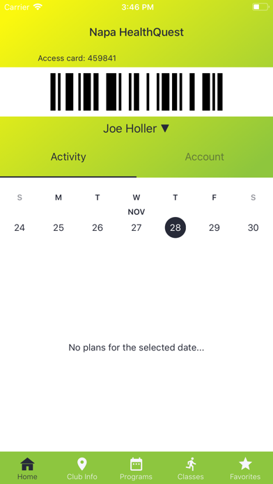 Napa HealthQuest Screenshot