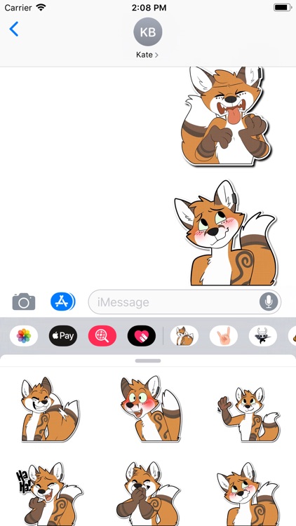 Playful Fox Sticker Pack