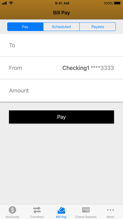 Goldwater Bank Screenshot