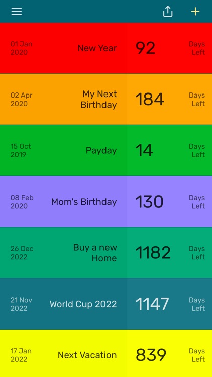 Countdown App - Day Counter