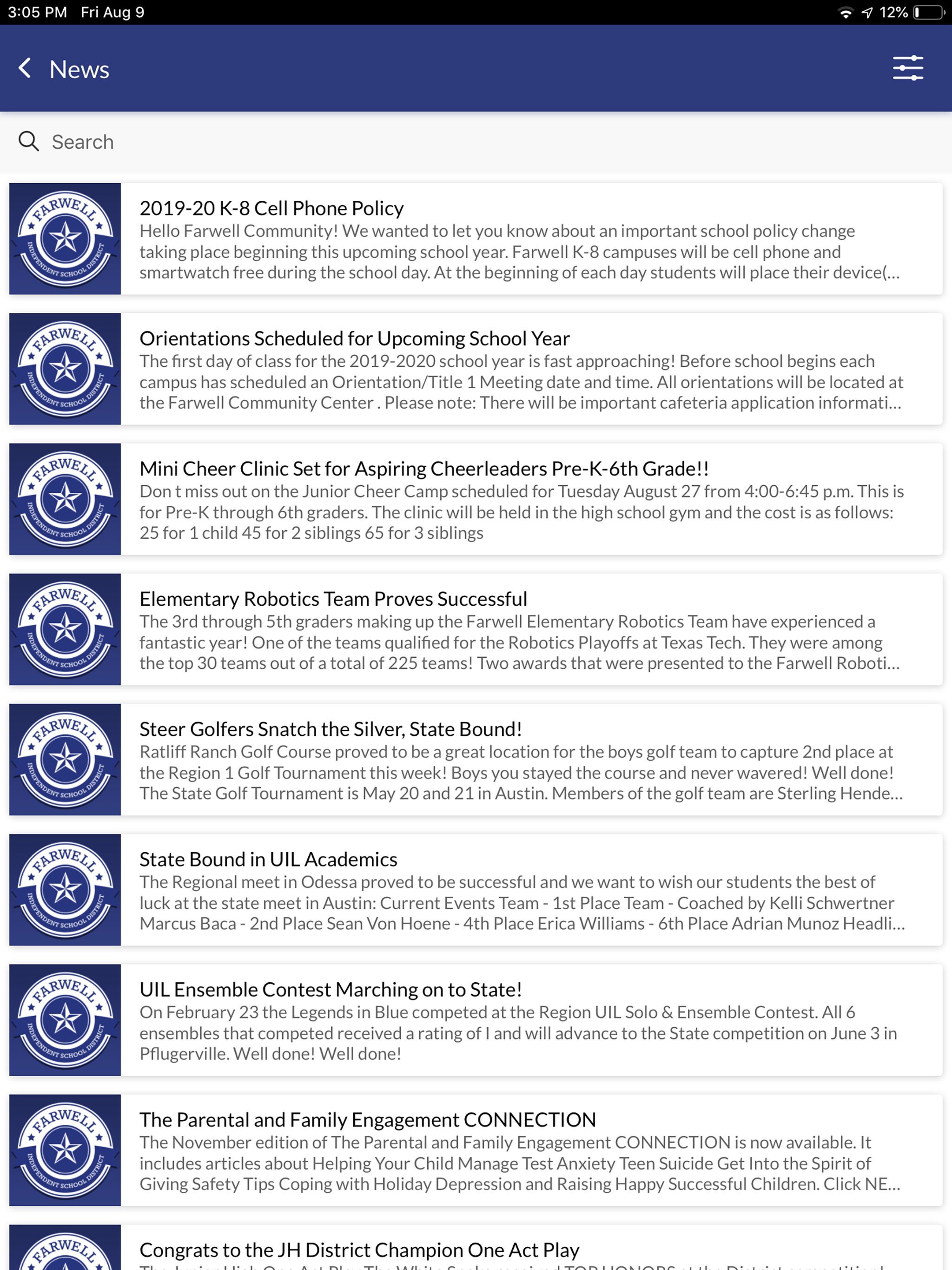 Farwell ISD