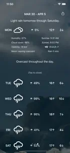 InstantWeather App screenshot #8 for iPhone