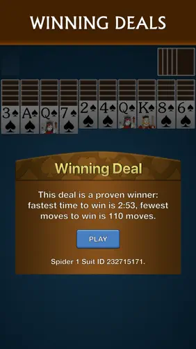 Solebon Spider Solitaire screenshot 3