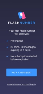 Flash Number: Call Text Now screenshot #1 for iPhone