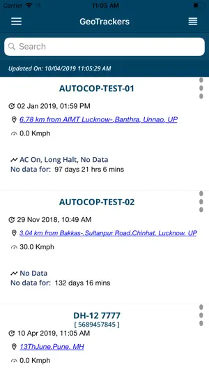 GeoTrackers MRM screenshot 2