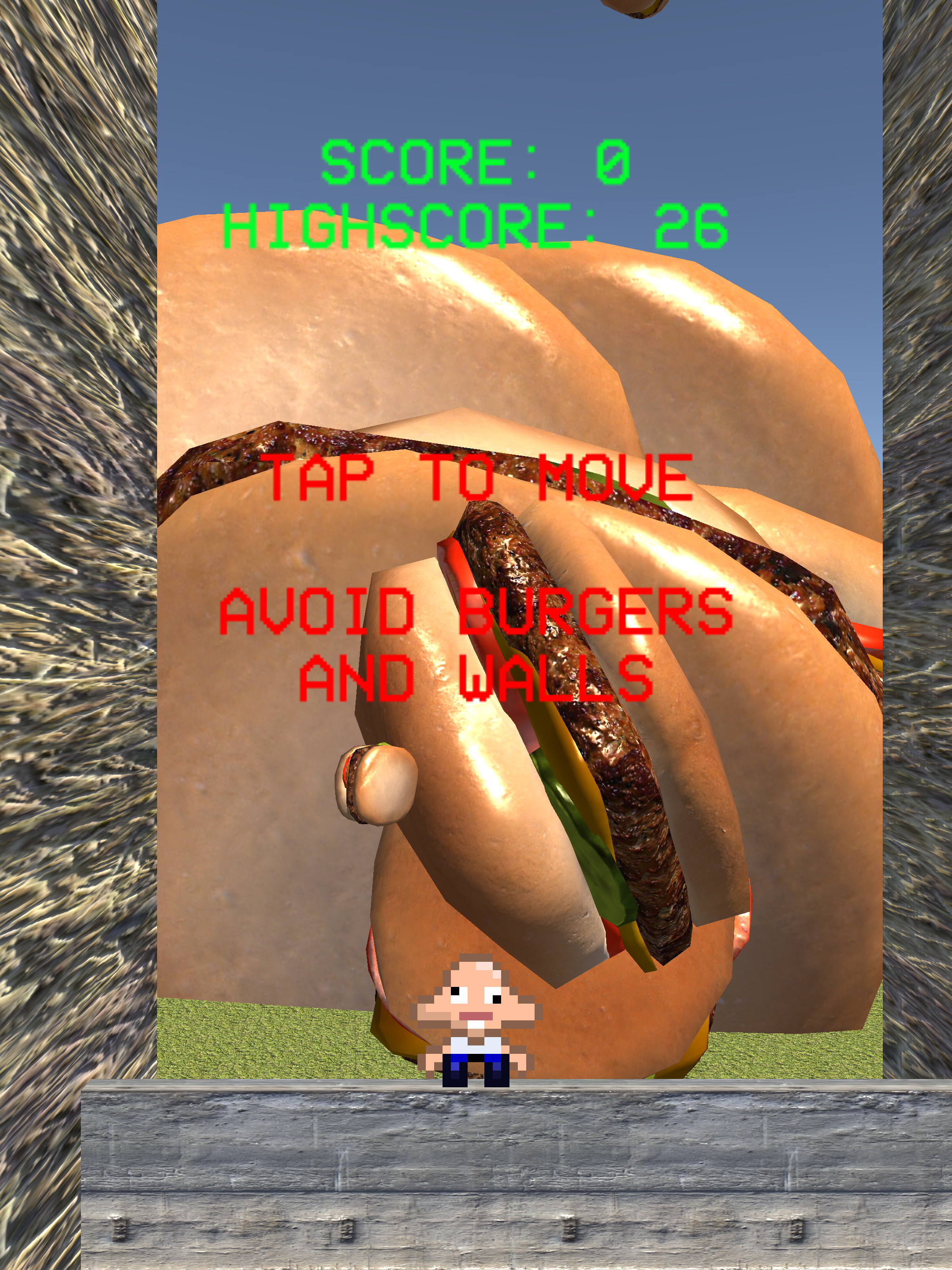 Dummy Dodge 3D - Burger Dodge