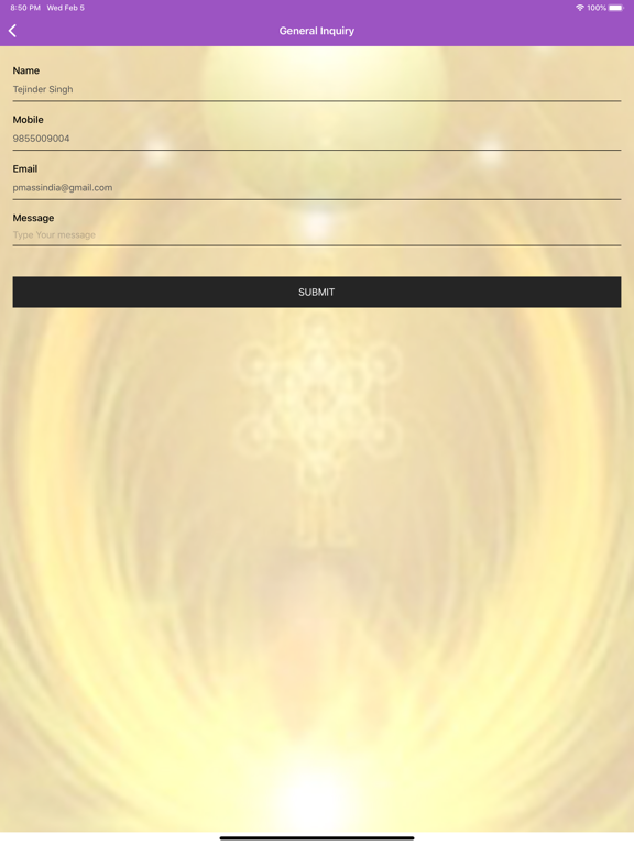 Gopi Chand Reiki Center (GCRC) iPad screenshot