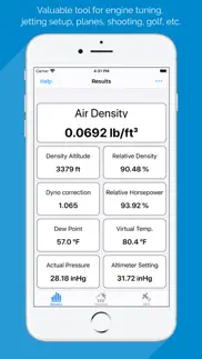 air density & rad meter pro iphone screenshot 1