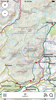 Snowdonia Outdoor Map screenshot 2