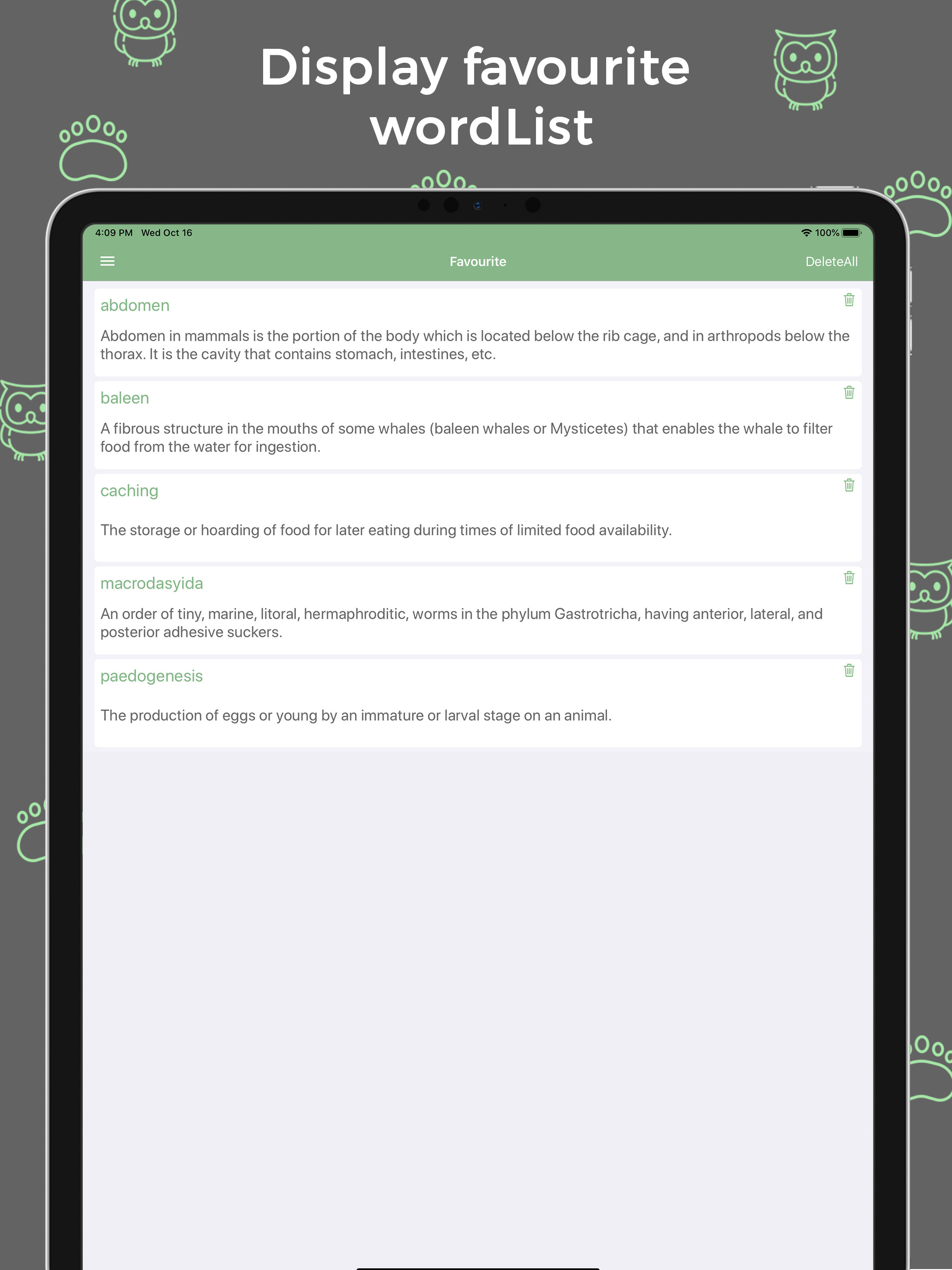 Zoology Dictionary -  Offline