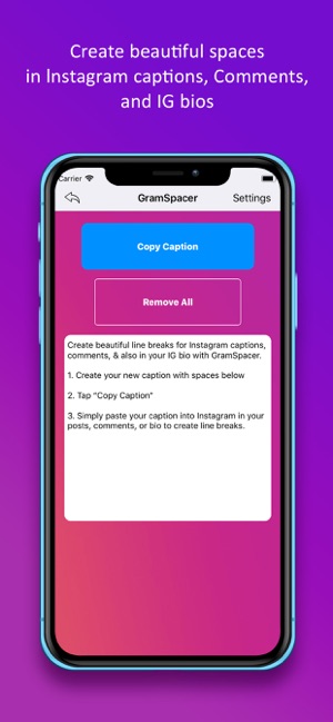 GramSpacer For Instagram(圖2)-速報App
