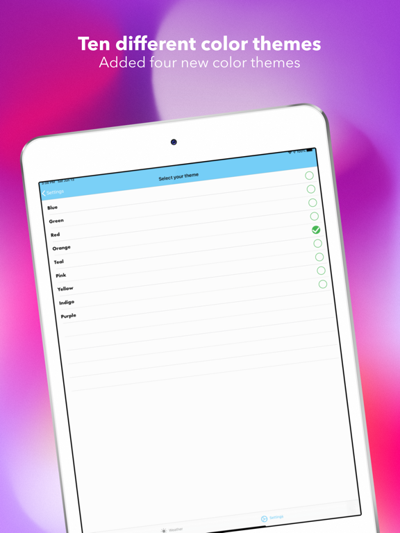 Weatheru iPad screenshot 7 - Weather app
