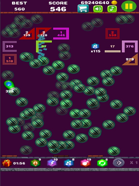 Brick Breaker Ball iPad screenshot