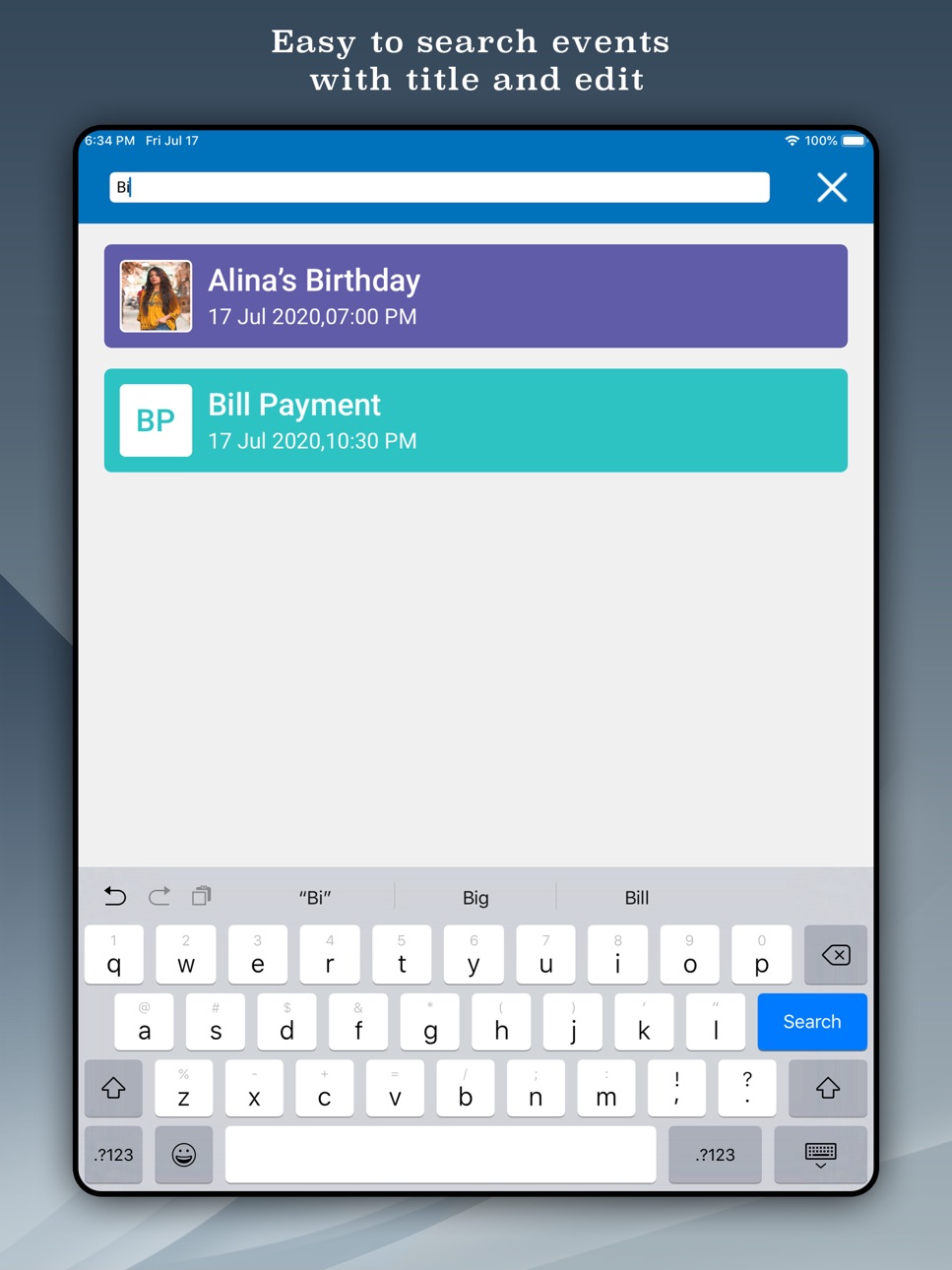 iPad screenshot