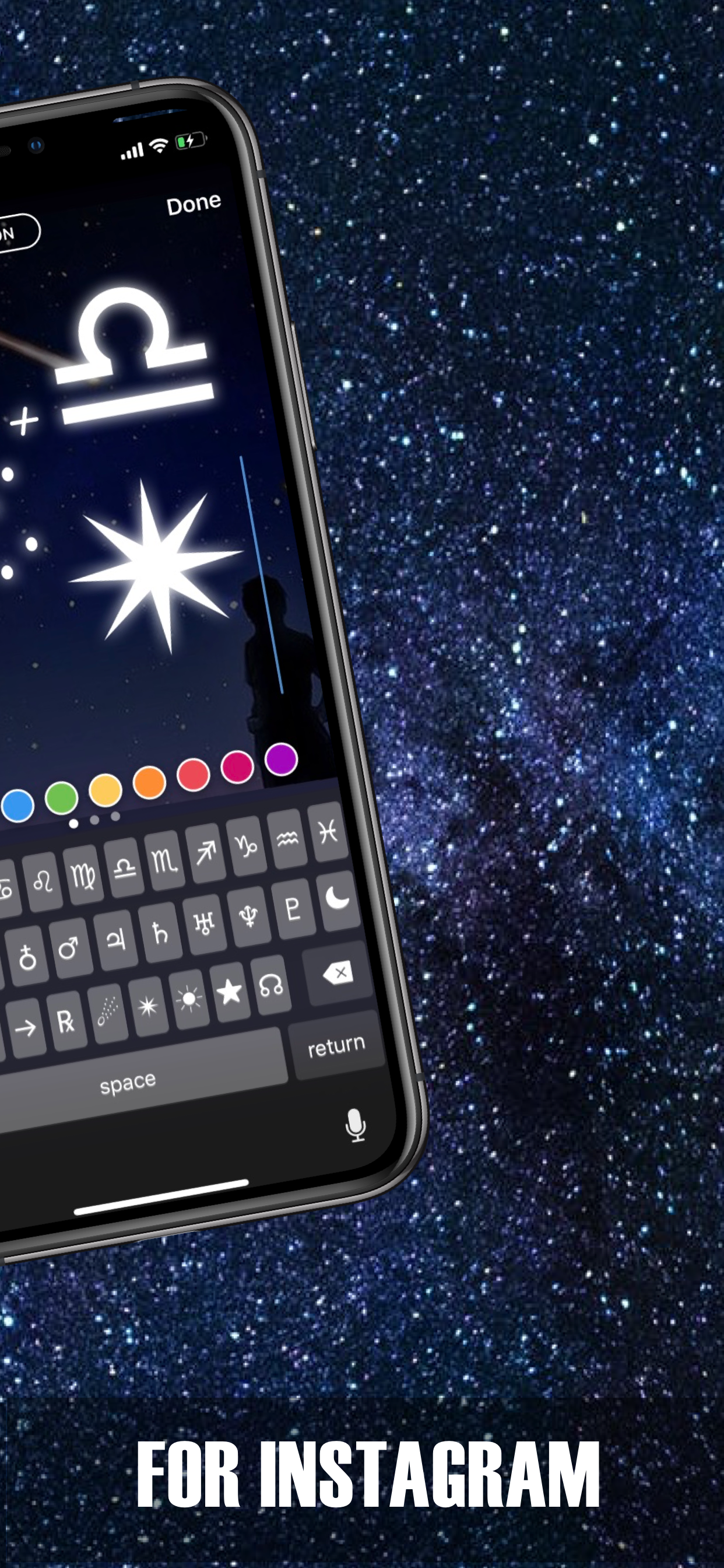Astrology & Astronomy Keyboard screenshot 3