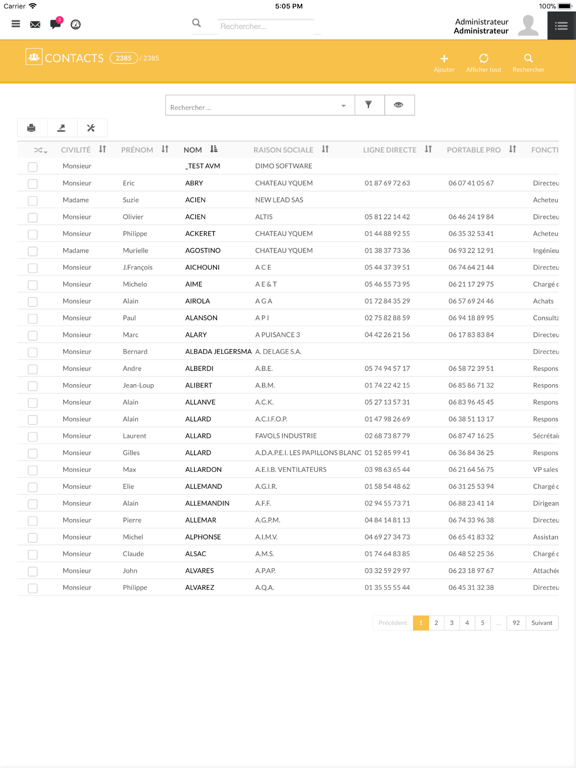Screenshot #5 pour YellowBox CRM