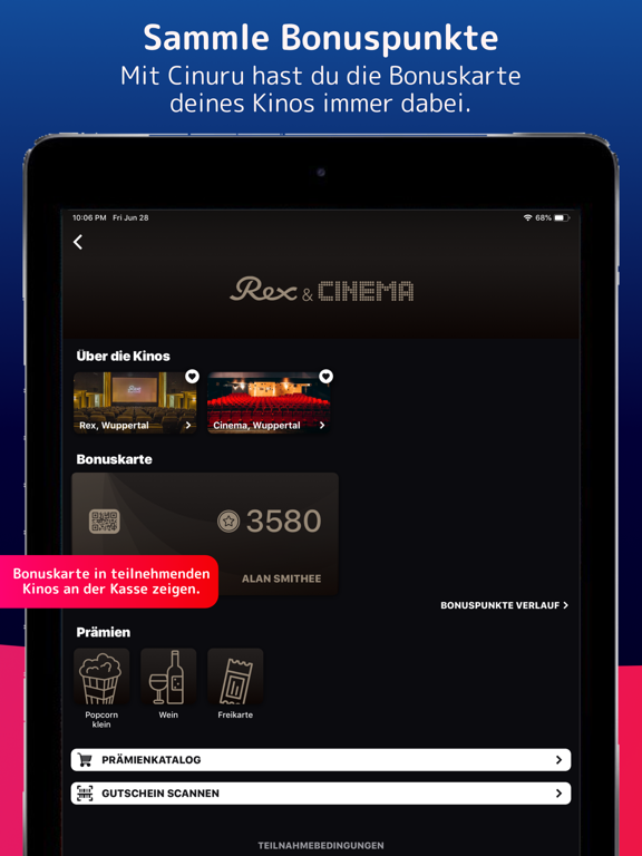 Cinuru - Dein Kino und Du iPad screenshot 5 - Entertainment app