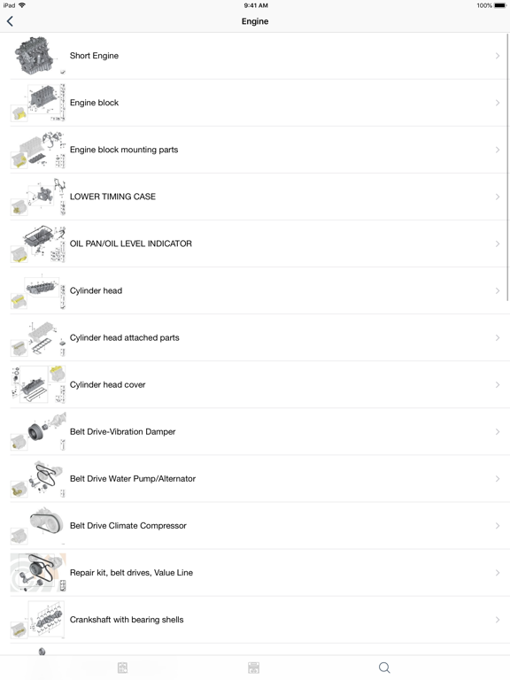 Car parts for BMW diagrams screenshot 3