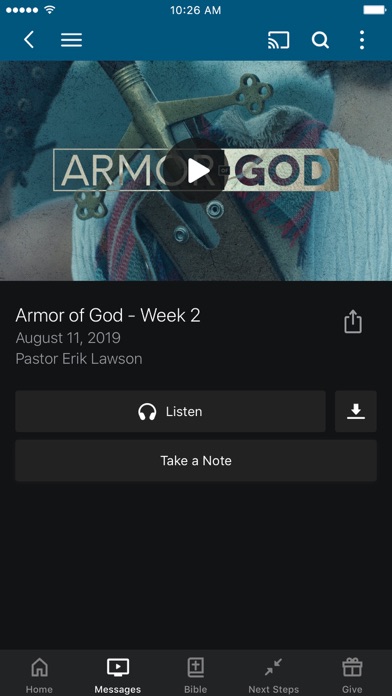 Element Church App Screenshot