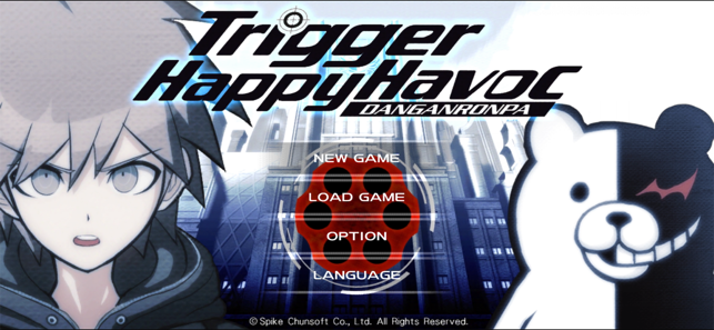 Snímek obrazovky Danganronpa: Trigger Happy Hav