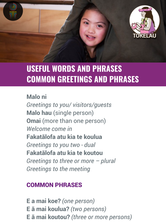 Talanoa Mai iPad screenshot 4 - Education app