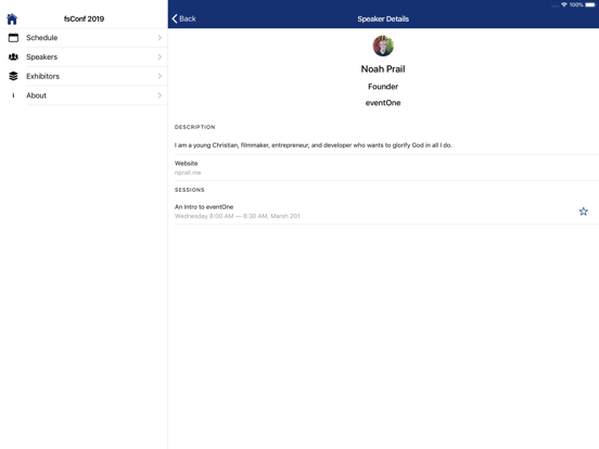Screenshot #5 pour eventOne: Mobile Event App