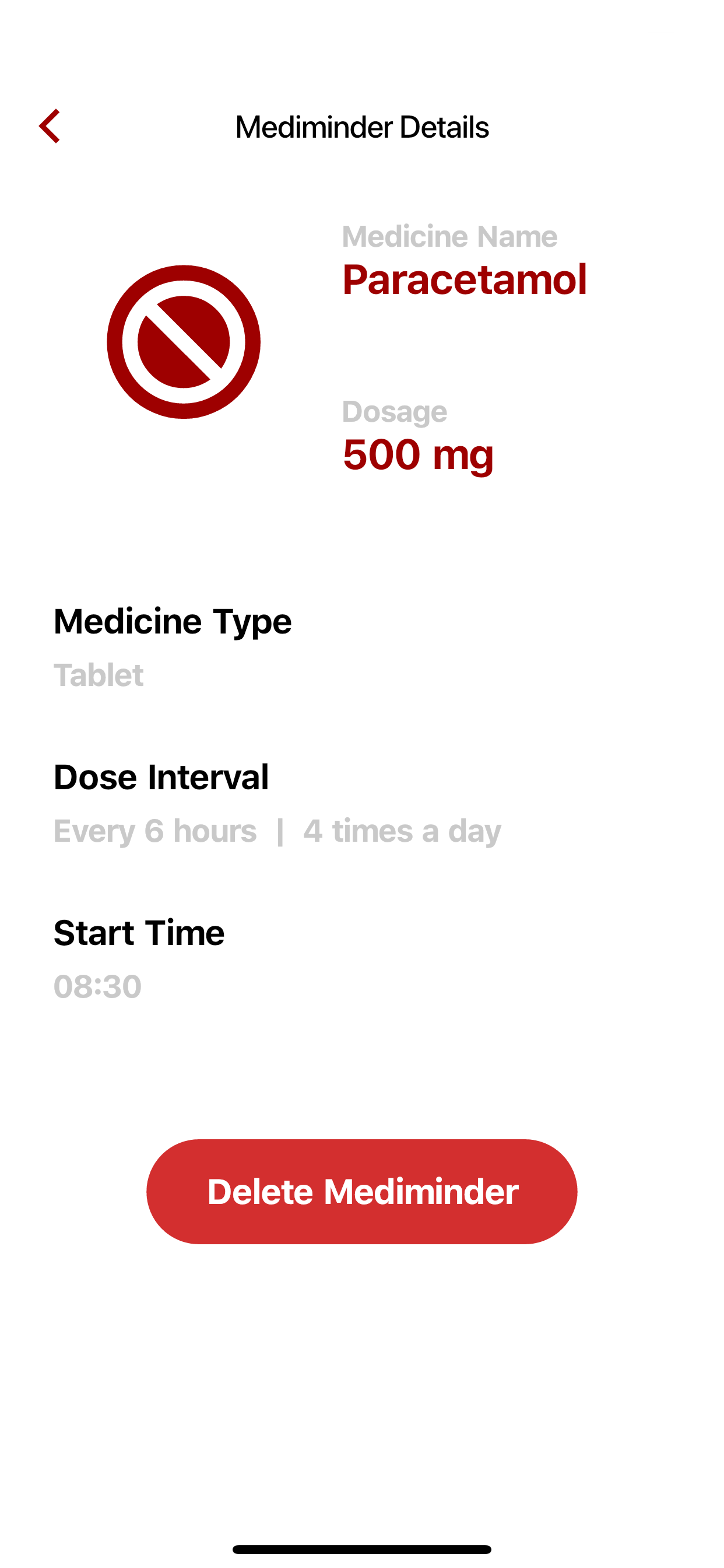 Reminder for Medicine