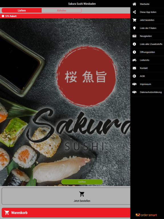 Screenshot #6 pour Sakura Sushi Wiesbaden