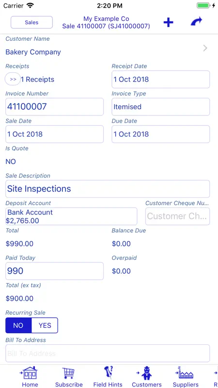 Bookkeeping screenshot 2 of 8