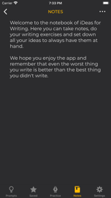 iDeas for Writing screenshot