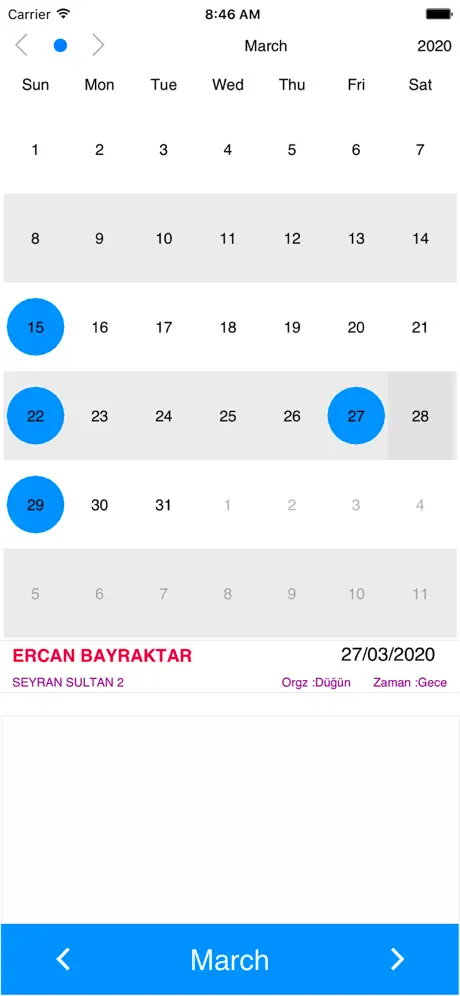 EAsisTakvim