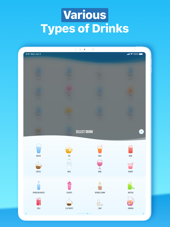 Water Reminder - Daily Tracker iPad screenshot 3