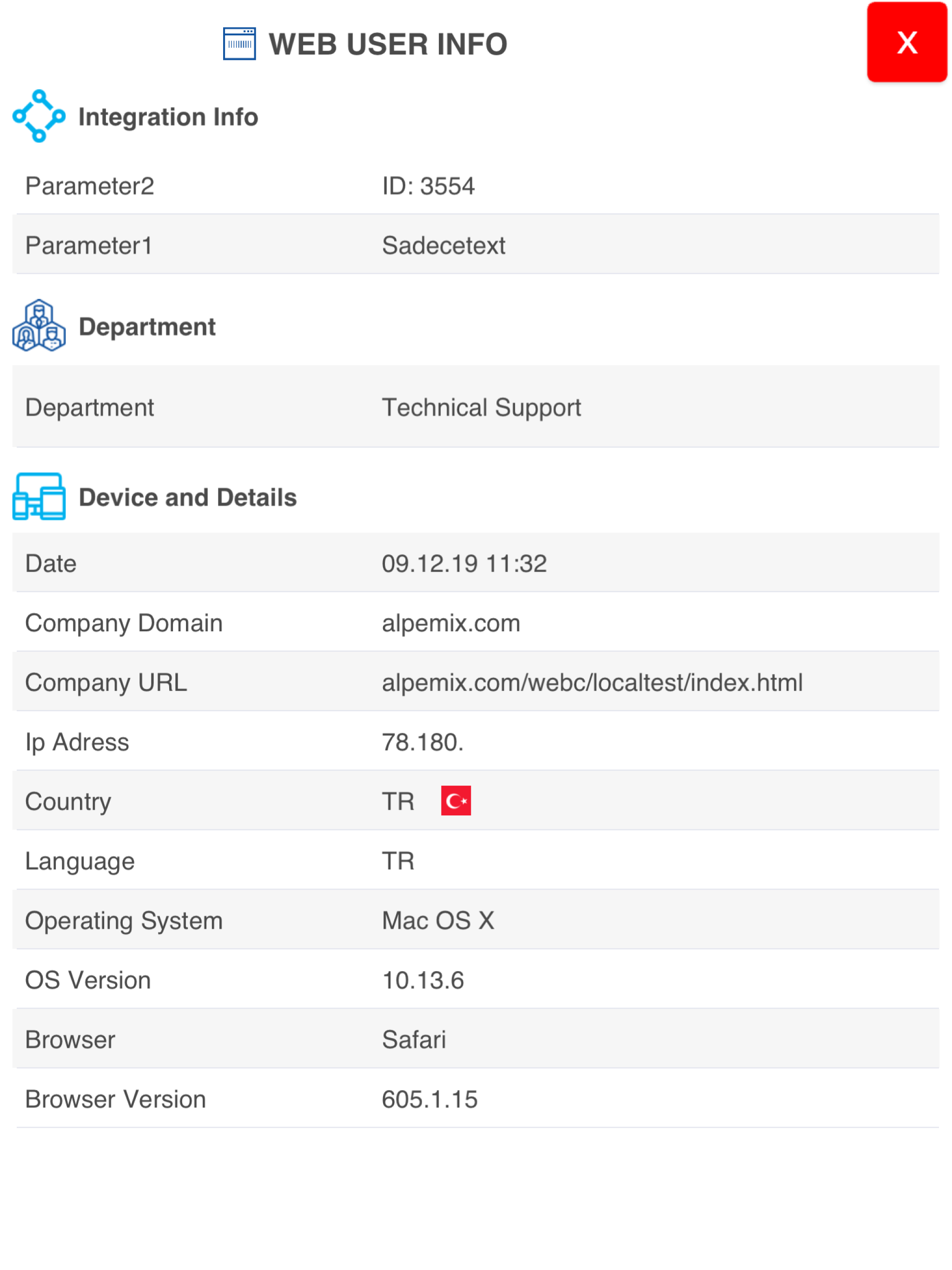 Live chat support - alpemixWeb screenshot 12