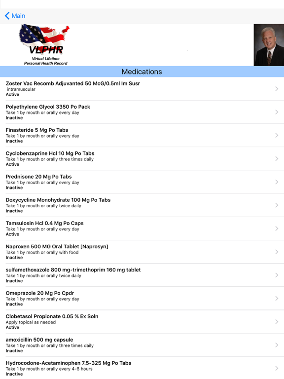 Screenshot #6 pour My Health, Mobile