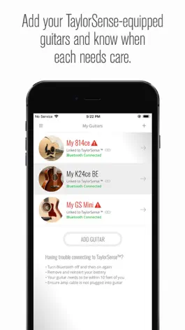 Game screenshot Taylor Guitars TaylorSense App mod apk