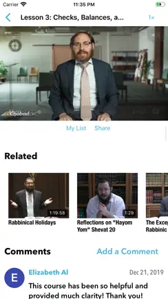 Chabad.org Video iPhone image 2