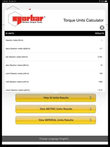 Torque Unit Calculator screenshot #3 for iPad