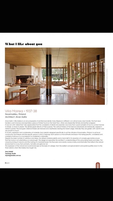 green magazine Screenshot