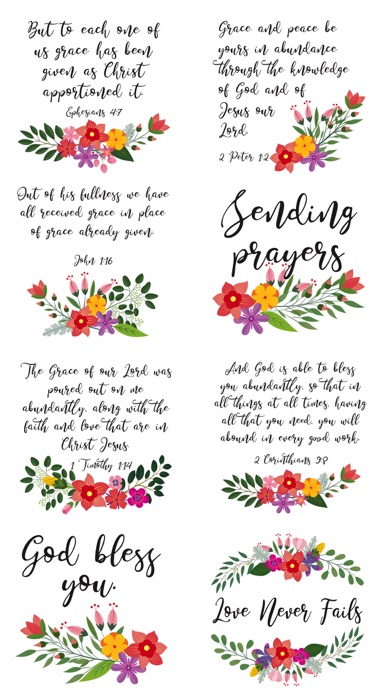 God's Grace iPhone screenshot 5 - Stickers app