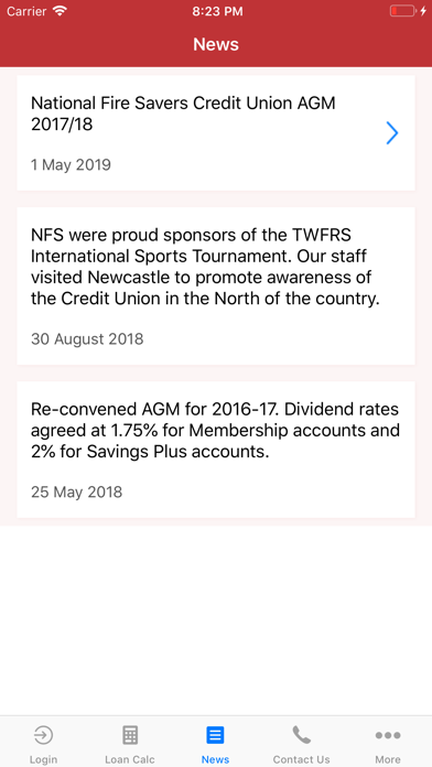 Screenshot #1 pour National Fire Savers CU