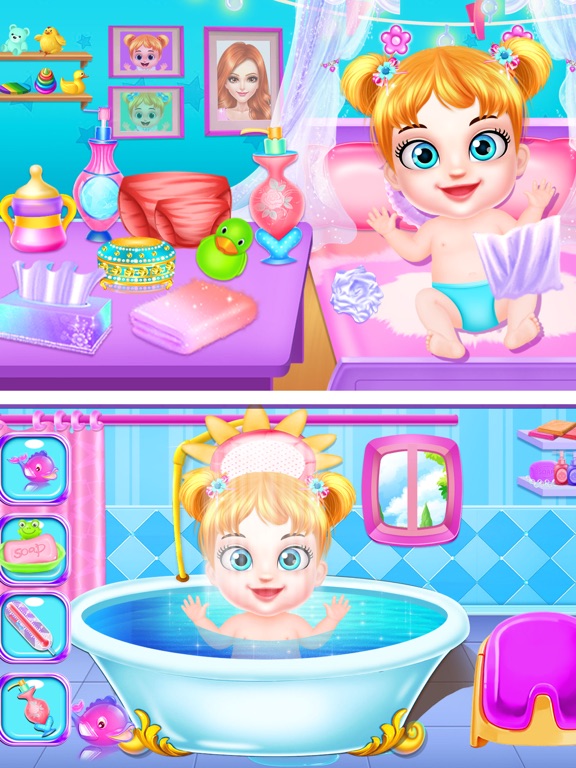 Screenshot #5 pour Soins bébé Jeux - Fille Bebe