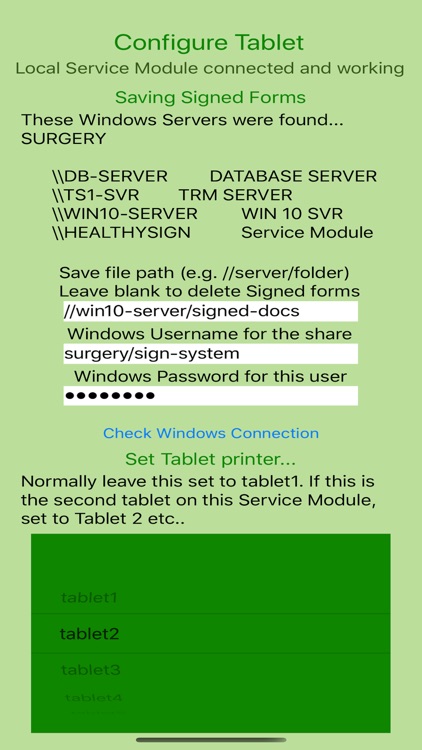 HealthySign Paperless Printing