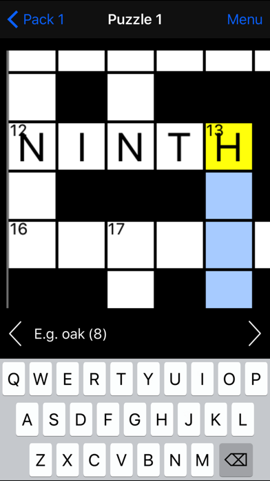 Crossword Screenshot