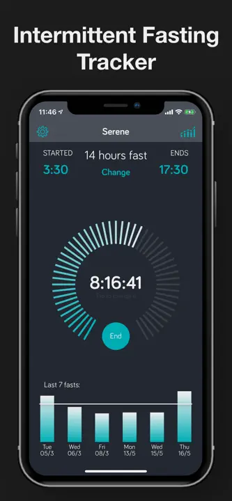 Intermittent Fasting Timer: Screenshot 1 von 5